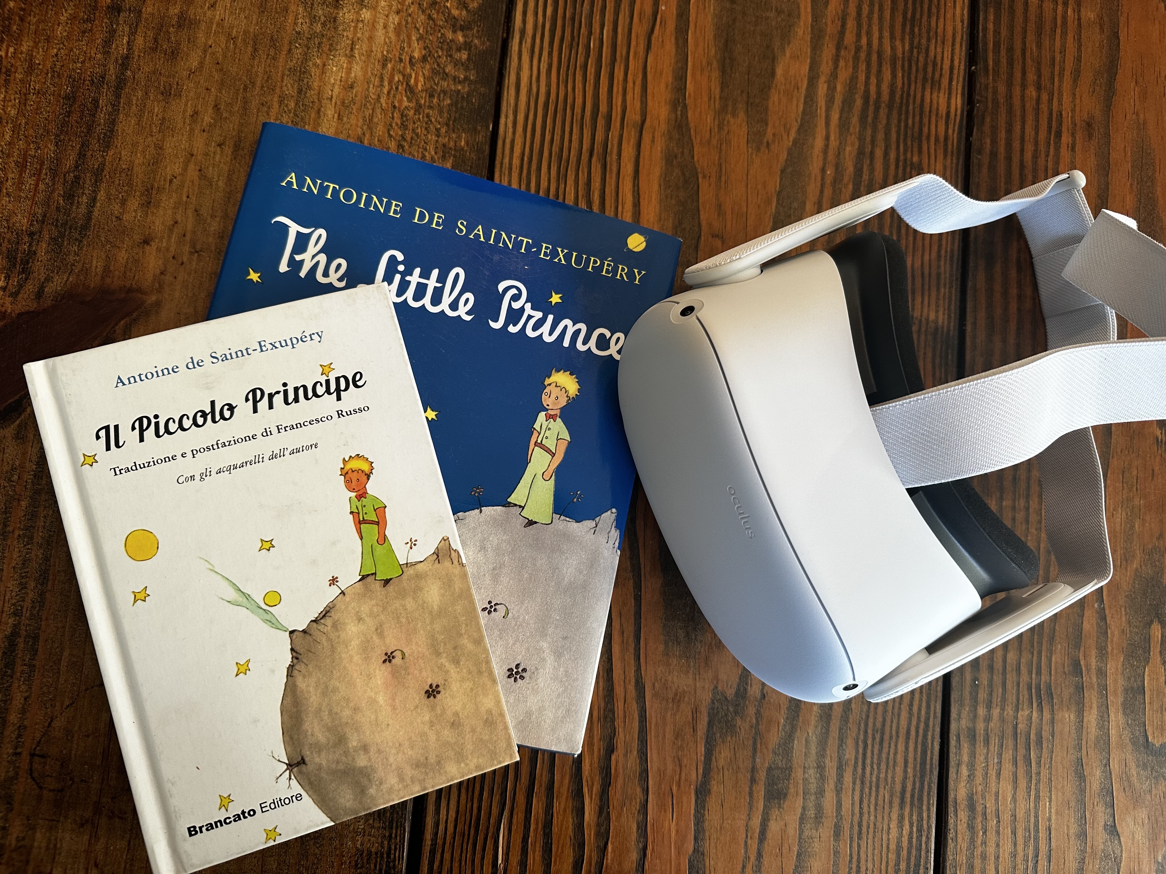 Piccolo project: Il piccolo principe with Oculus headset